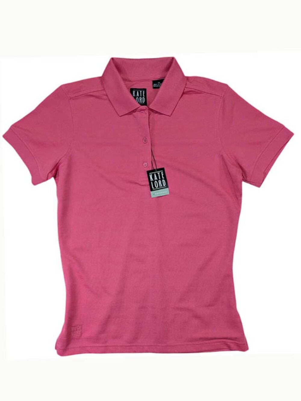NEW Kate Lord Golf Shirt Womens S Pink Preppy Country Club Clean Girl Barbiecore